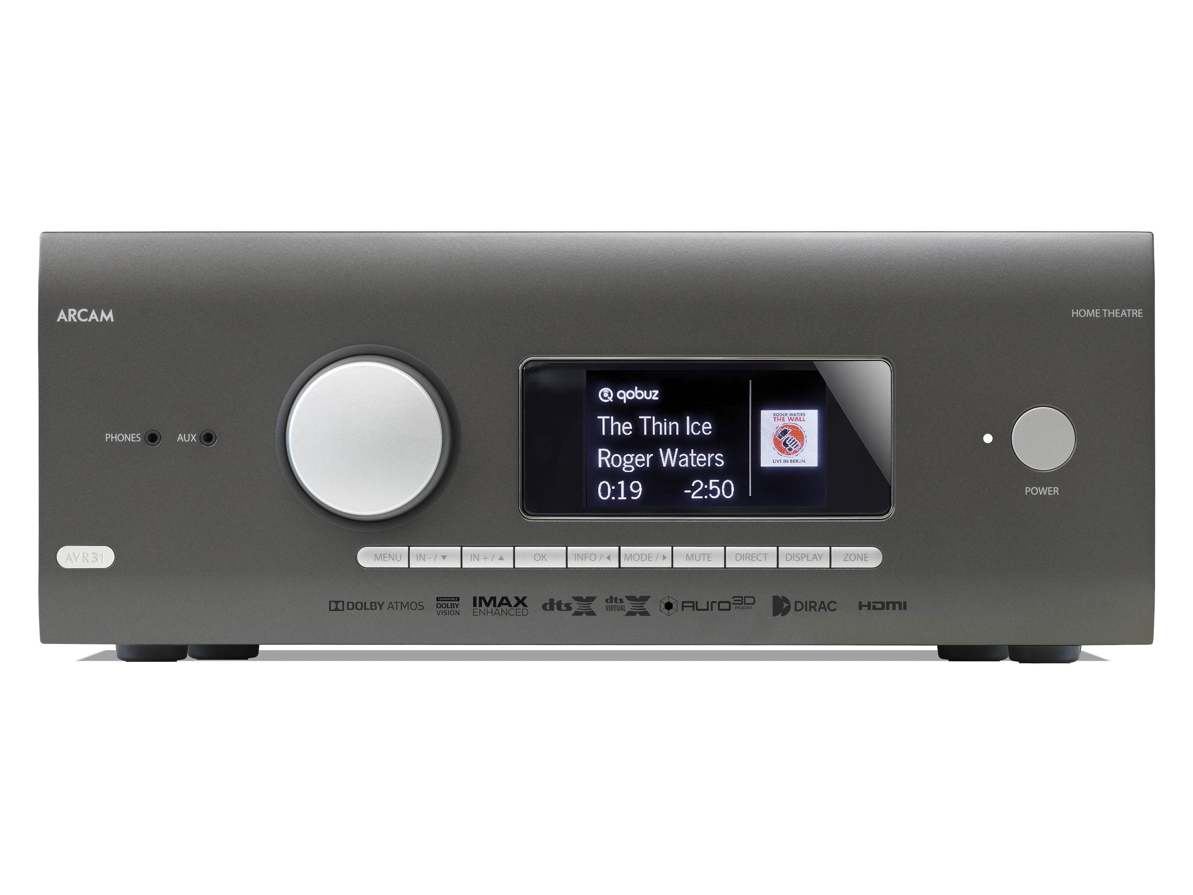 Arcam HDA AVR31 7.1.4 Channel Home Theater Receiver - Dolby Atmos, DTS:X, 4K UHD, Wi-Fi, Bluetooth - Perfect for Movie Nights & Music Streaming