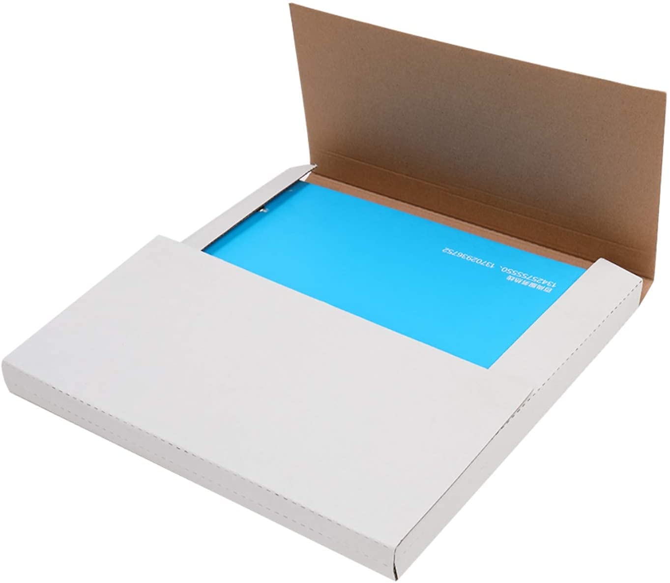 25 Pack White Vinyl Record LP Shipping Mailer Boxes - Heavy Duty Album Storage Boxes for Records, Books, Photos & Office Files | Perfect for Home Organization, Music Collection & Keepsake Protection