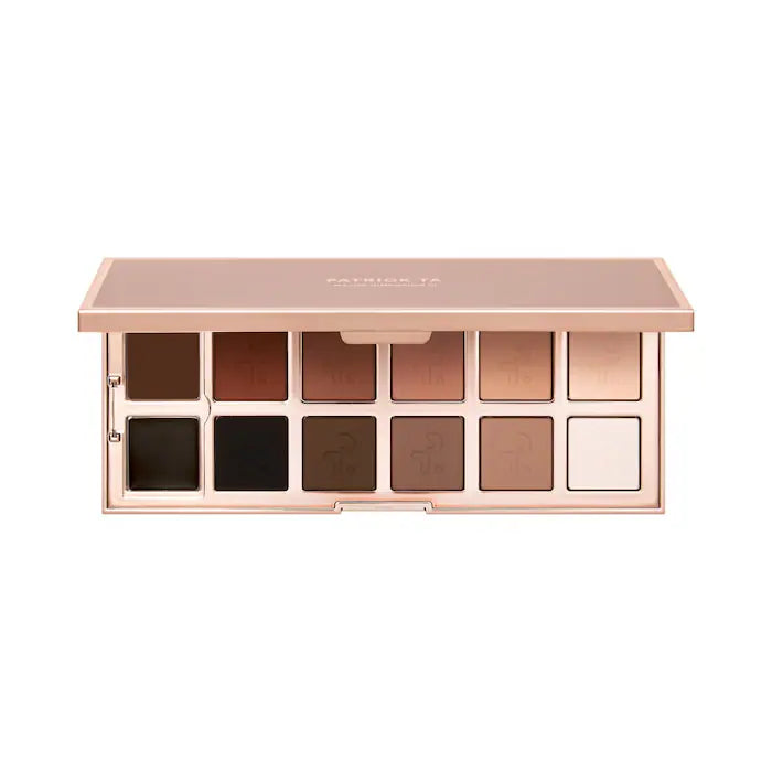 Patrick TA Major Dimension III Matte Eyeshadow Palette - Long-Lasting, Highly Pigmented Matte Eyeshadows for Professional & Everyday Makeup Looks | Perfect for Day to Night, Bridal & Special Occasion Makeup