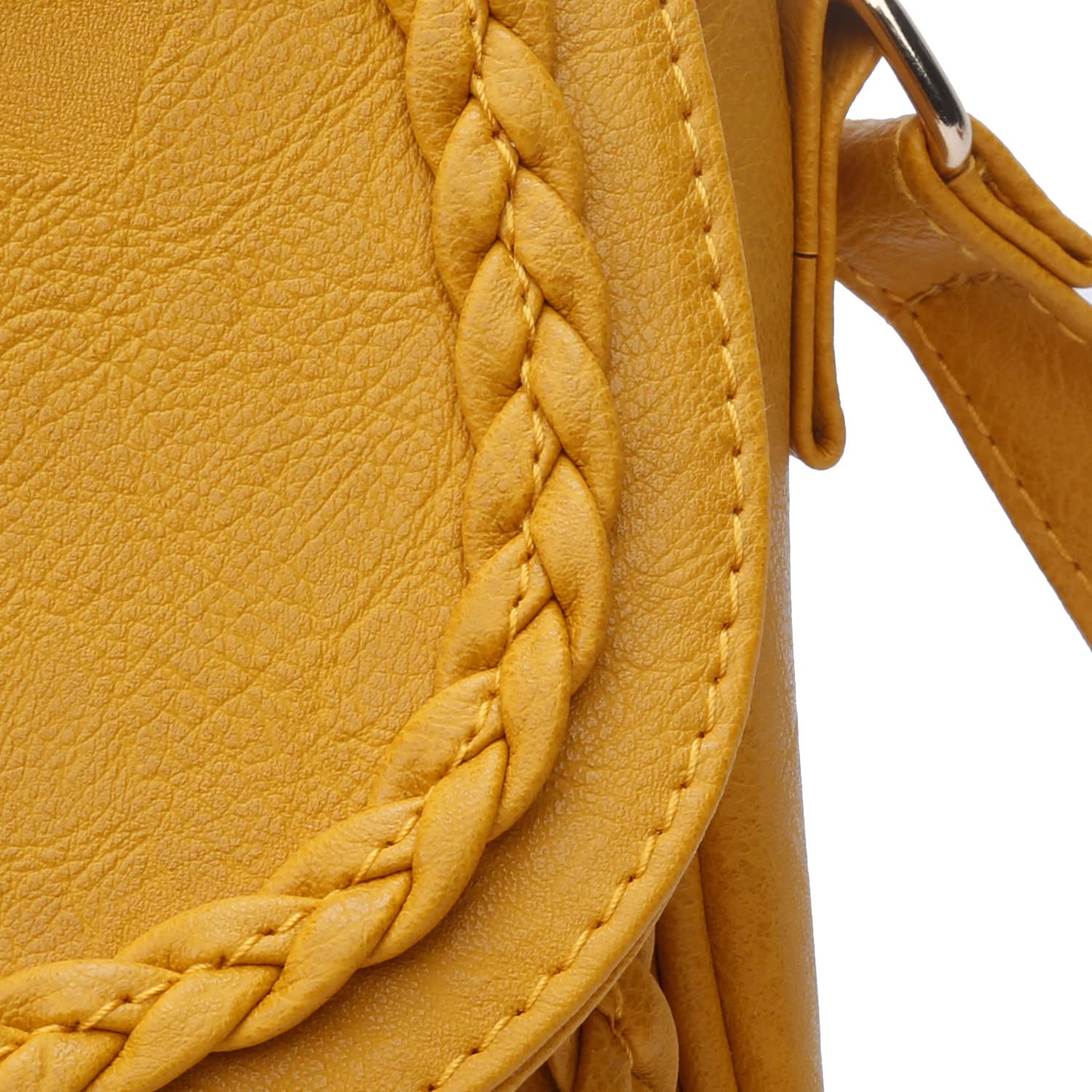 KKXIU Women's Casual Flap Saddle Crossbody Bag with Tassel - Stylish Shoulder Purse for Everyday Use, Work & Travel