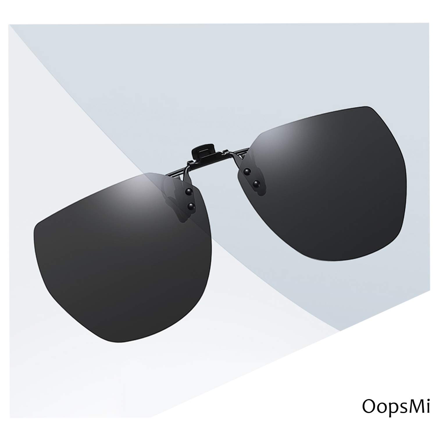 Polarized Clip-On Sunglasses for Prescription Glasses - Anti-Glare UV Protection Driving Glasses for Men & Women - Perfect for Outdoor Activities, Driving, and Sports