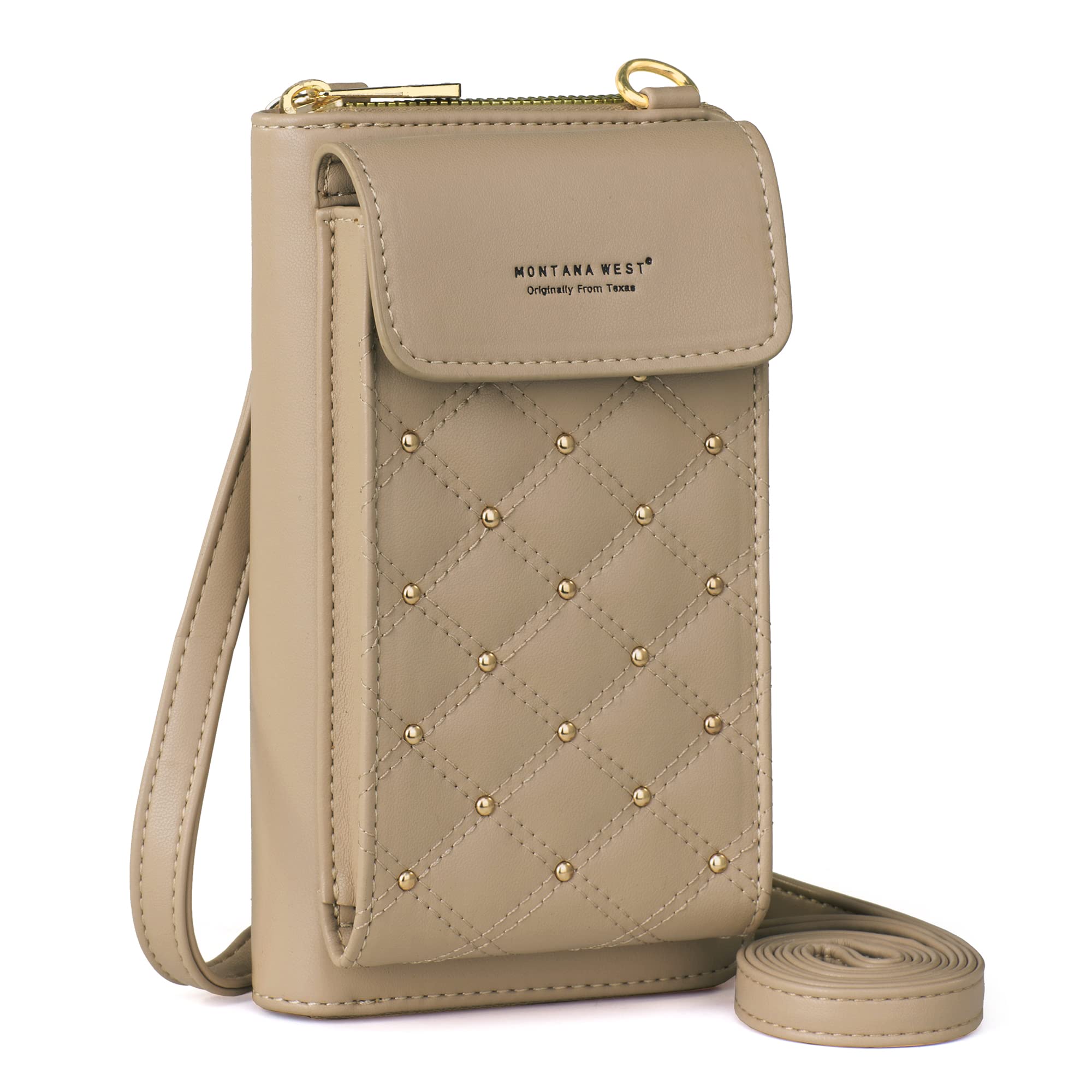 Montana West Small RFID Blocking Crossbody Phone Purse for Women - Secure Anti-Theft Cellphone Wallet for Travel, Shopping & Daily Use