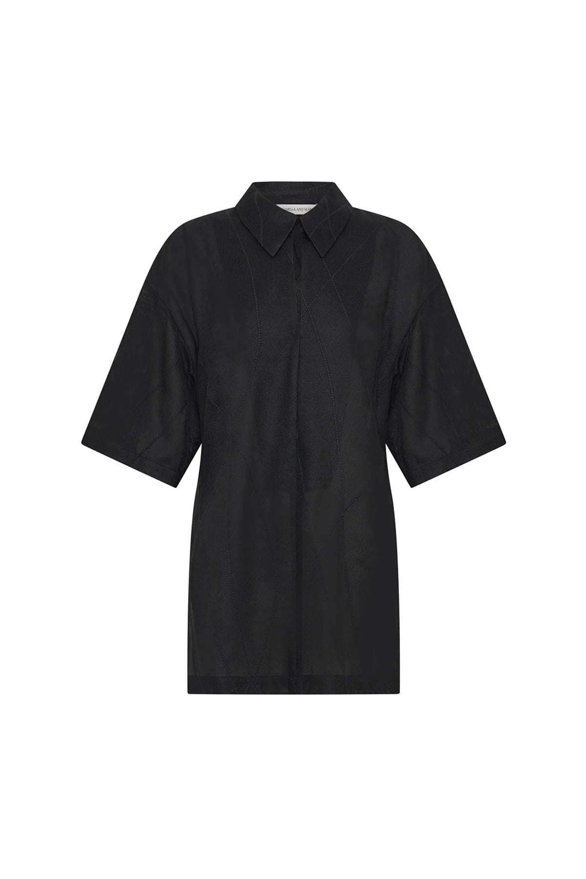 Stylish Black Cadence Shirt for Men & Women | Comfortable Casual Wear for Office, Dating & Everyday Outfits