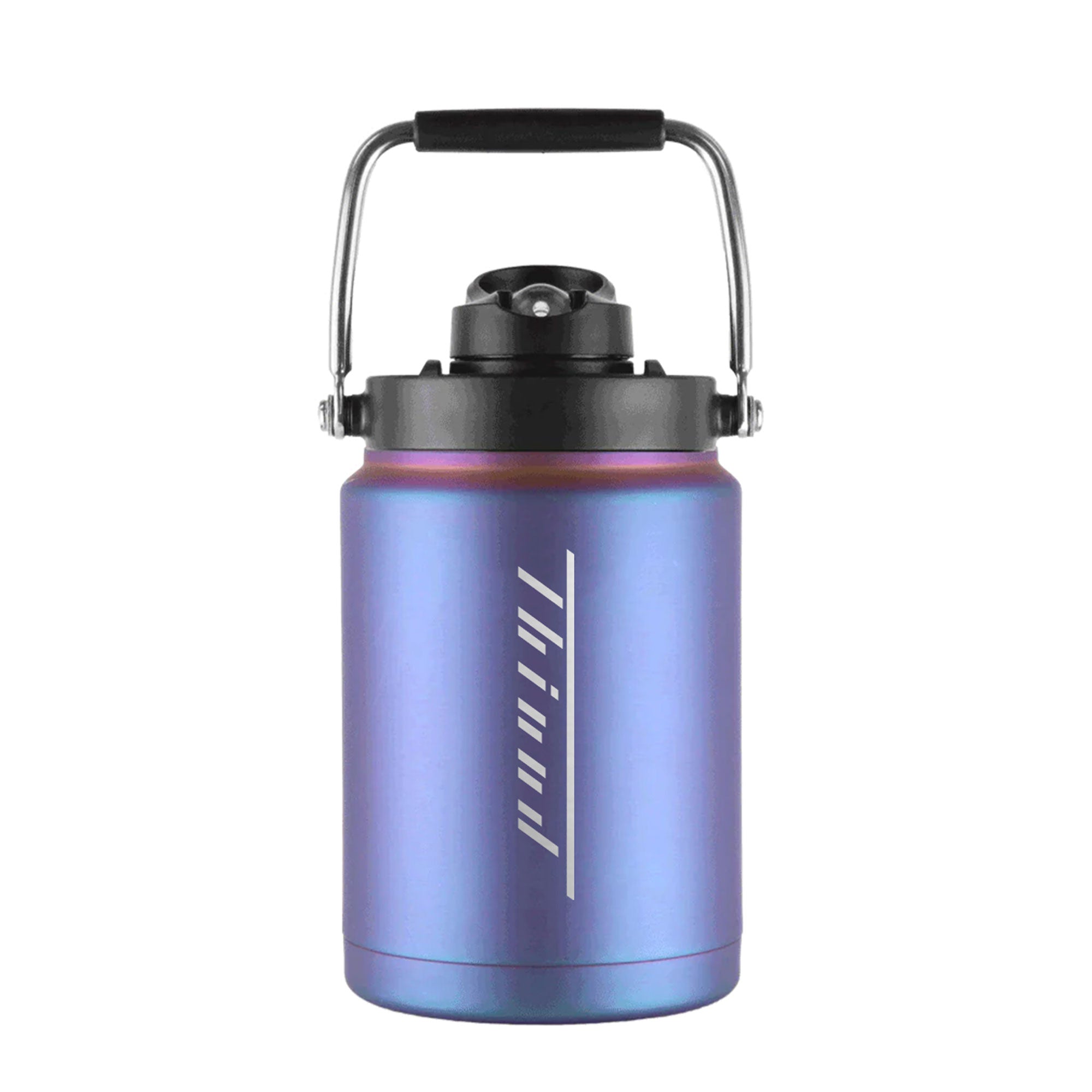 Custom THINND 1 Gallon Ice Shaker Jug - Insulated Stainless Steel Water Bottle for Gym, Workout & Outdoor Sports | Leakproof & Sweatproof Design | Perfect for Protein Shakes, Cold Drinks & Hydration on the Go