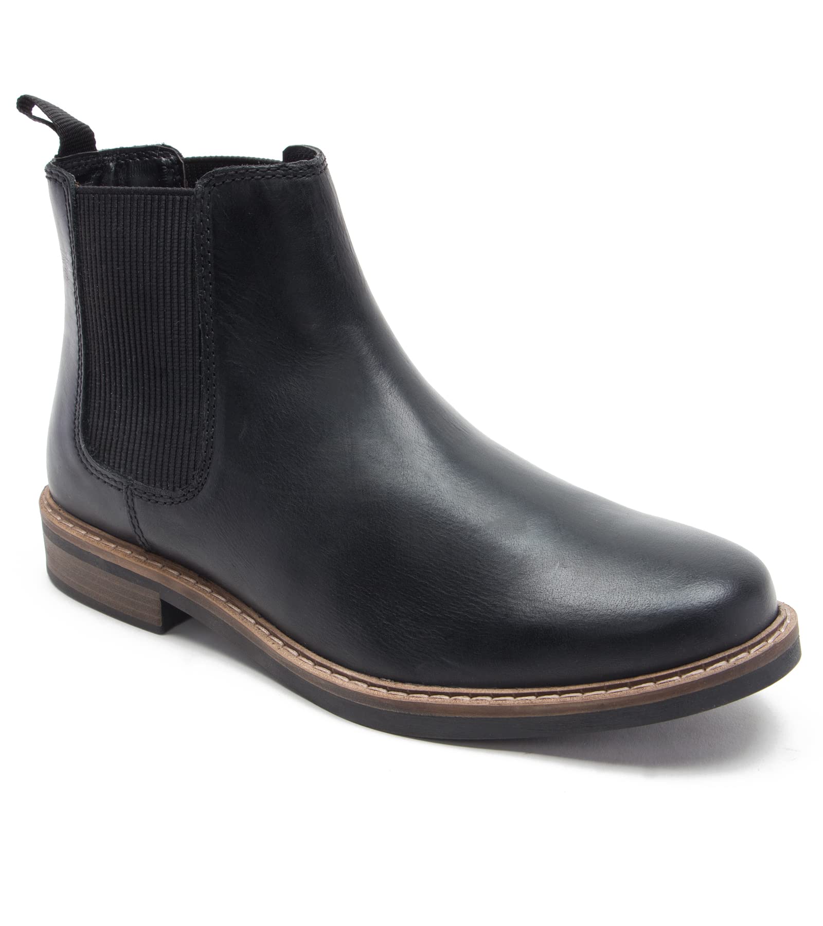 Red Tape Men's Chelsea Boots - Waterproof Leather Ankle Boots for Men | Slip On Casual & Dress Shoes | Perfect for Work, Outdoor & Winter Wear