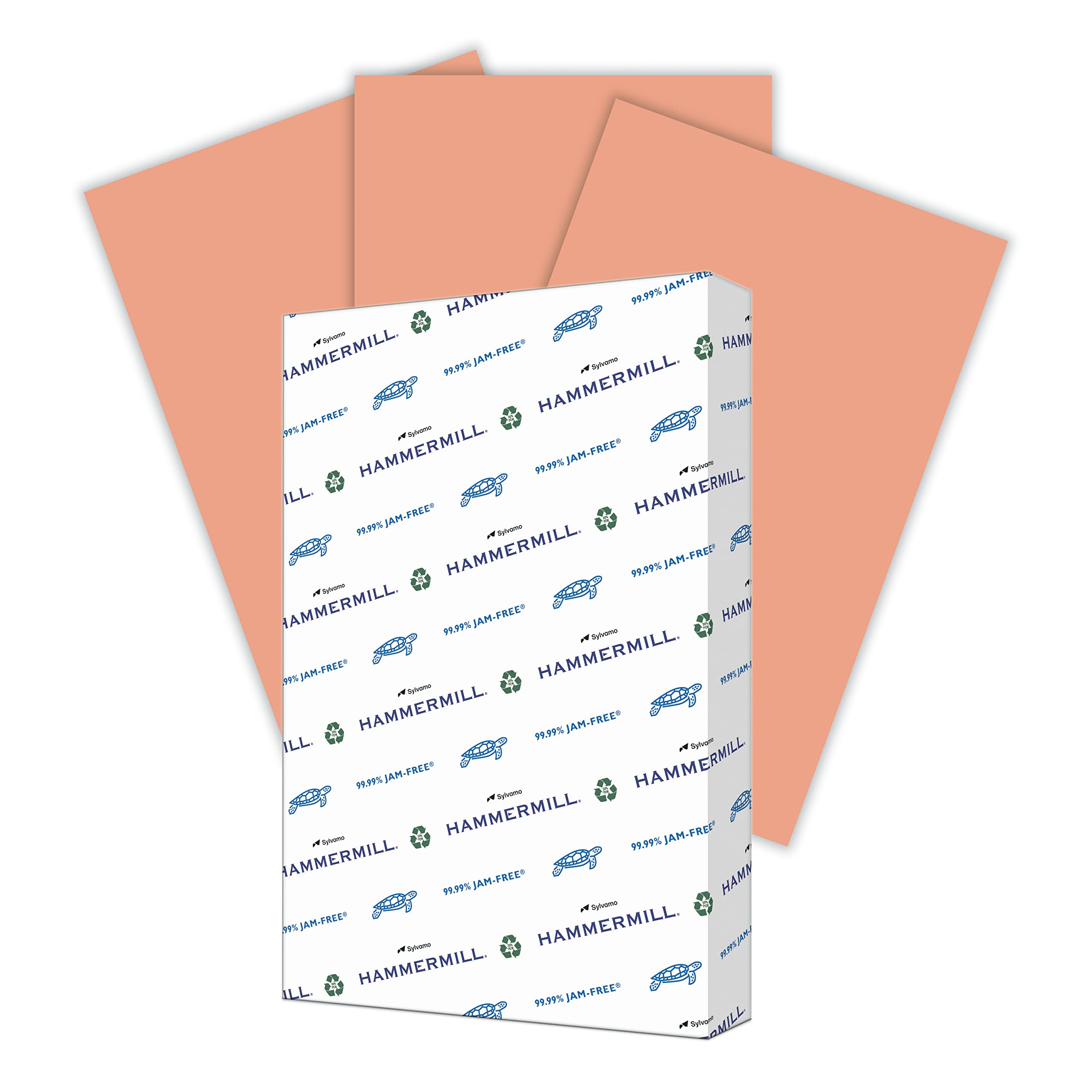 Hammermill 20 lb Salmon Colored Printer Paper, 11 x 17 Inches - 500 Sheets/Ream | Pastel Paper for Flyers, Brochures & Craft Projects | Made in USA (102103R)