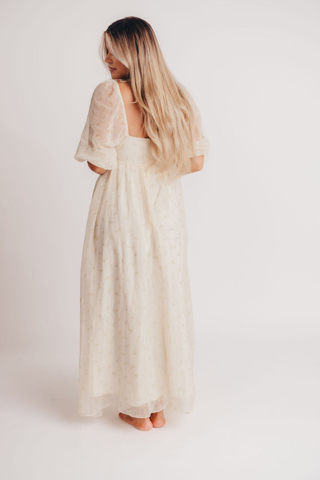 Butter Floral Smocked Maxi Dress for Women - Bump Friendly Maternity & Inclusive Sizing (S-3XL) | Perfect for Summer Vacations, Beach Weddings & Boho Chic Outfits