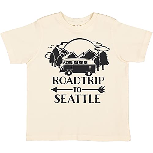 Inktastic Road Trip to Seattle Toddler T-Shirt - Cute Travel-Themed Tee for Boys & Girls - Perfect for Family Vacations & Seattle Adventures
