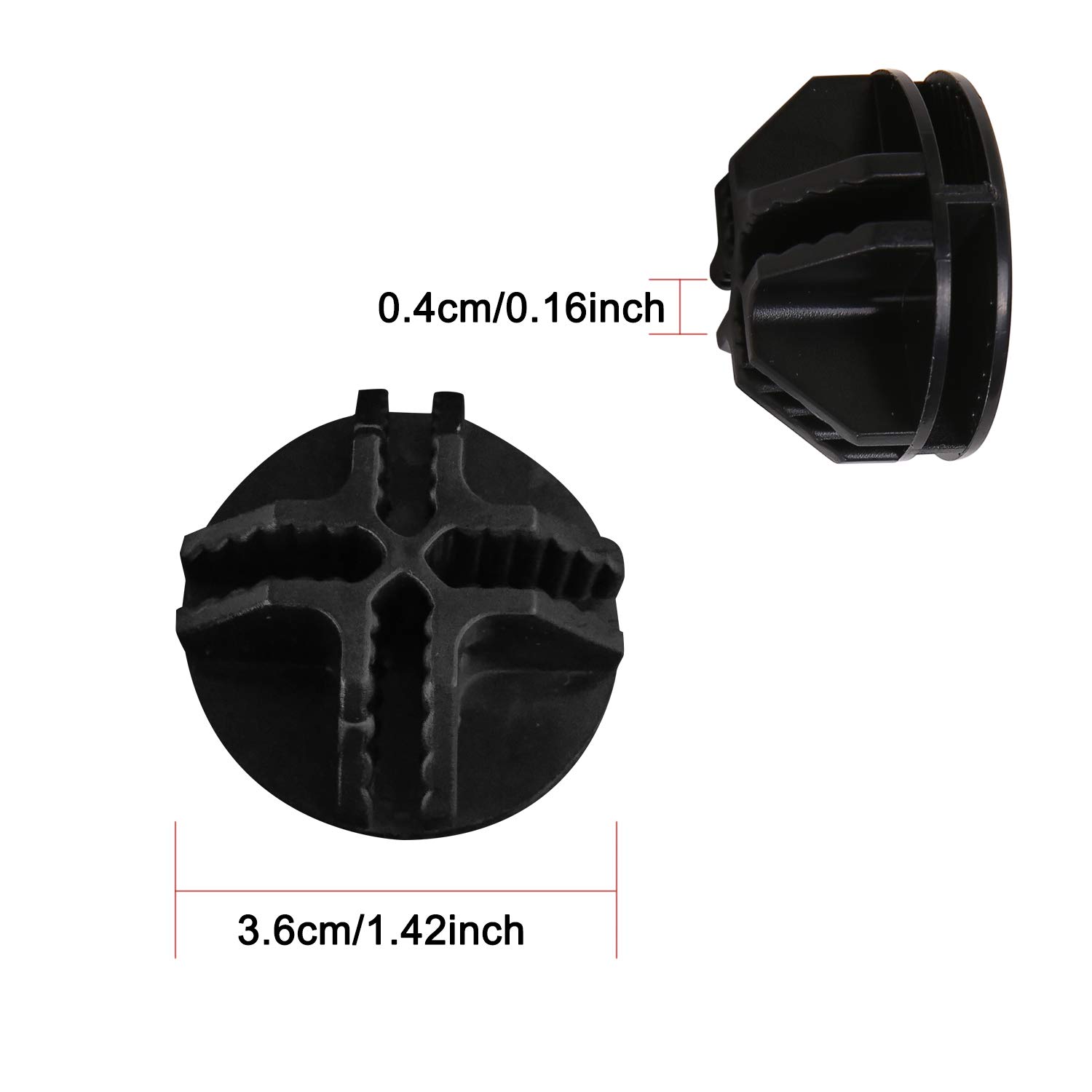 24-Piece Black Wire Cube Plastic Connectors for Modular Storage - DIY Closet Organizer, Metal Grid Shelving Unit | Perfect for Home Organization, Garage Shelving & Kids Toy Storage