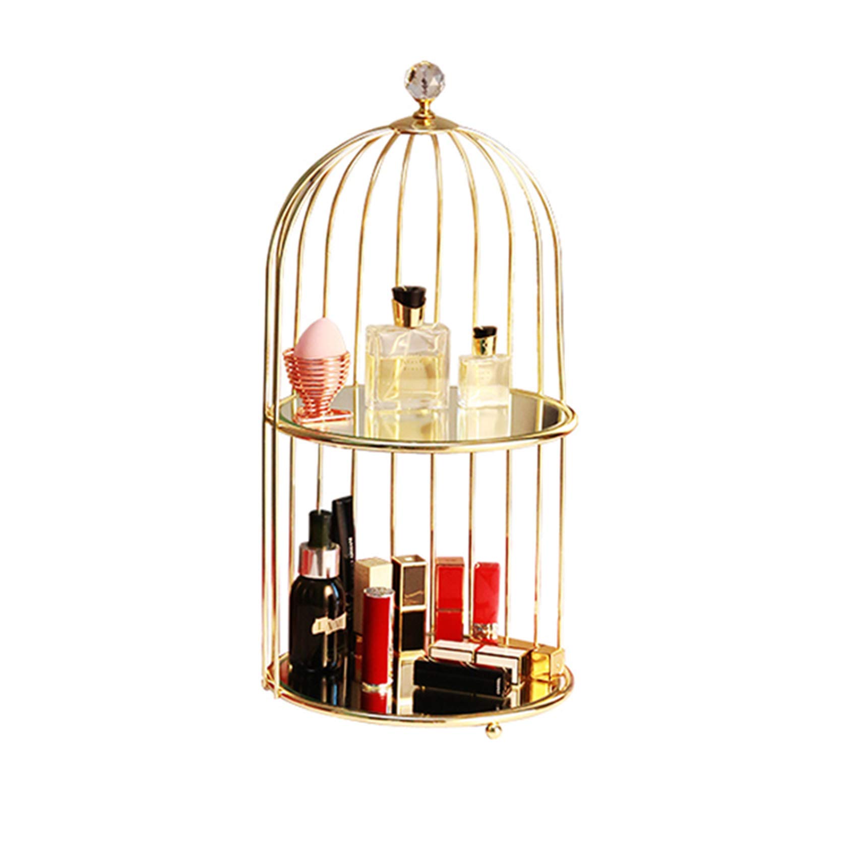 KYEEY 12-Tier Nail Polish Display Stand - Essential Oils Rack & Cosmetic Organizer with Removable Shelves - Perfect for Salon, Spa, Home Makeup Storage & Retail Display