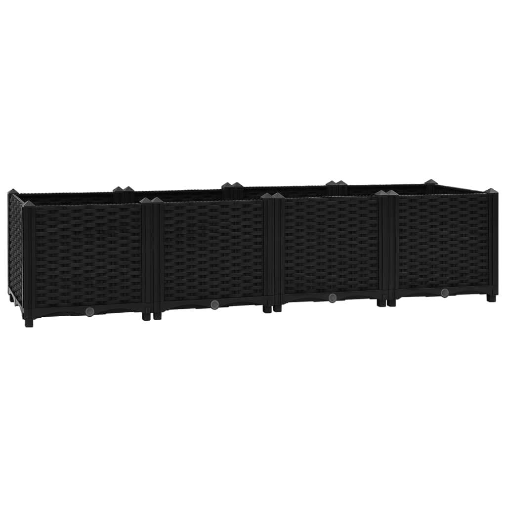 63x15.7x15 Inch Raised Garden Bed - Durable Polypropylene Planter Box for Vegetables, Flowers & Herbs - Outdoor Gardening Solution for Backyard, Patio, Deck & Lawn Decor