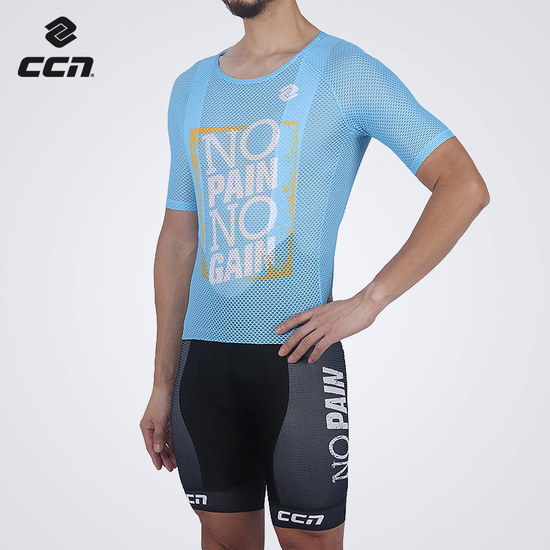 Men's Indoor Cycling Jersey - Breathable & Moisture-Wicking Performance Top for Spinning & Home Workouts