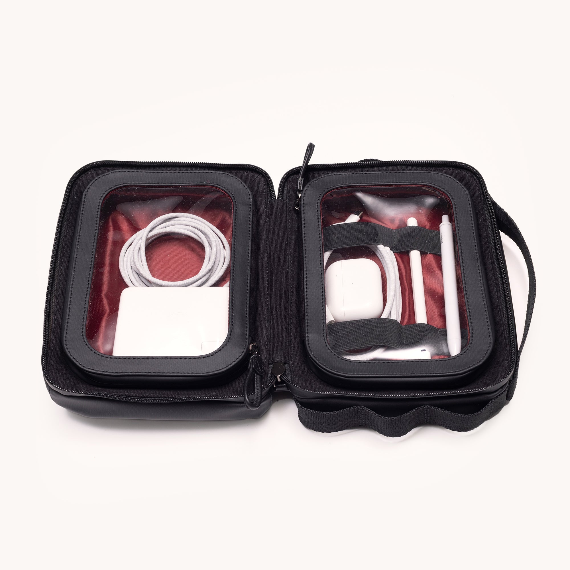 Del Mar Dopp Kit - Water-Resistant Travel Toiletry Bag for Men & Women | Black & Gunmetal | Perfect for Gym, Camping, and Business Trips