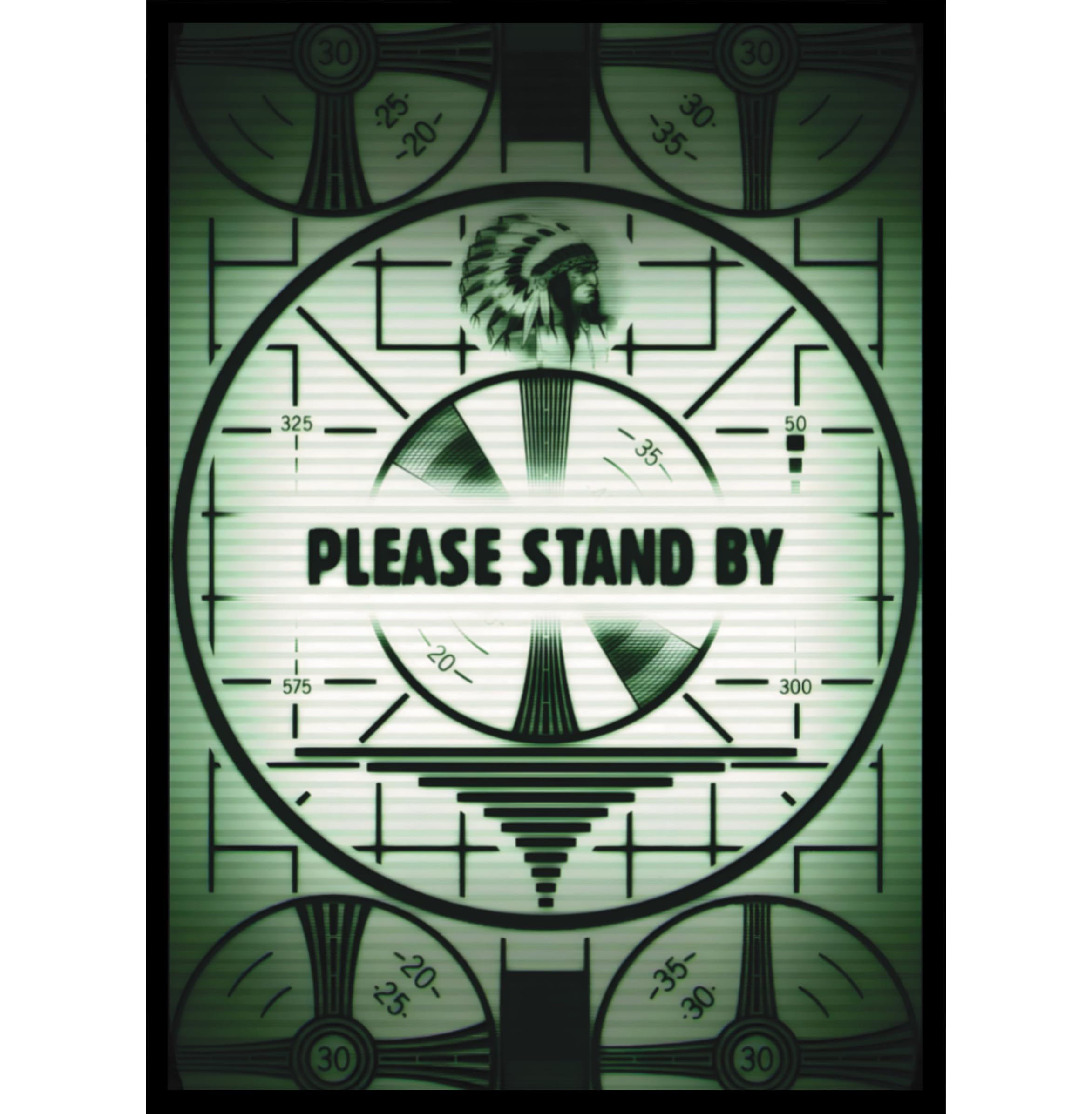 Digital Sorcery Studio Please Stand by Card Game Sleeves - 100 Pack - Premium Quality Sleeves for MTG, Fallout, and All TCGs - Protect Your Valuable Trading Cards - Perfect for Game Nights, Tournaments, and Collectors