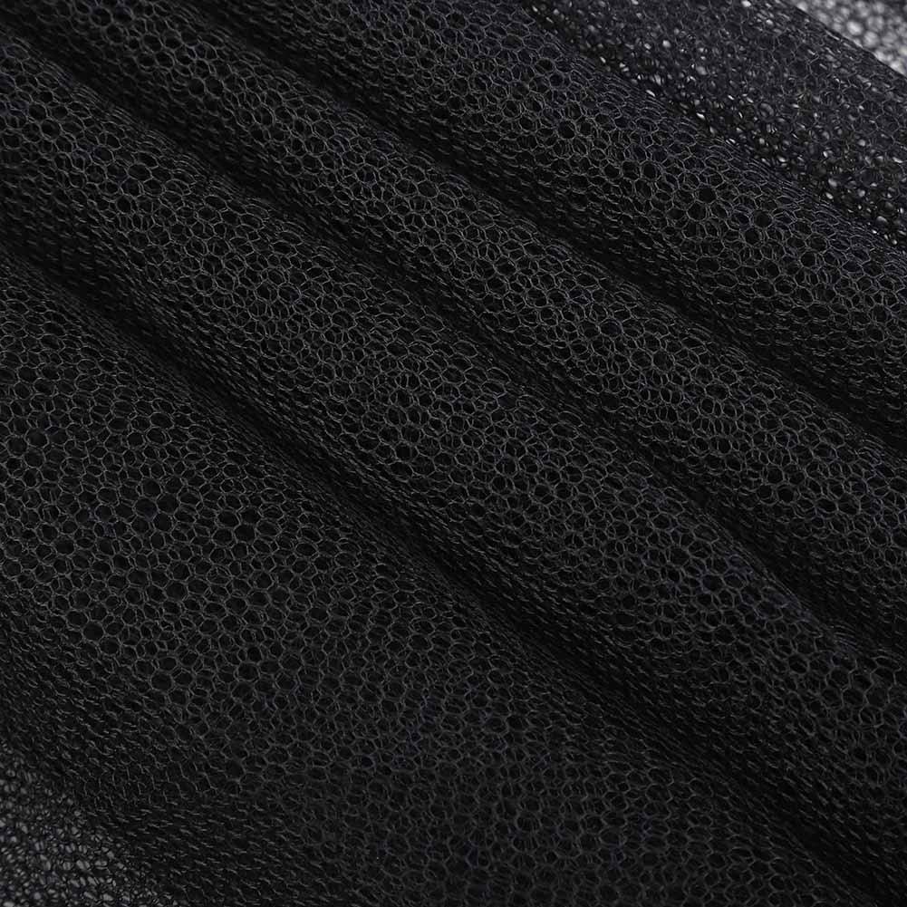 Foldable Mosquito Net for Full to King Size Bed - Portable & Adjustable Canopy Netting for Indoor & Outdoor Use (Black) | Perfect for Camping, Travel, and Home Protection