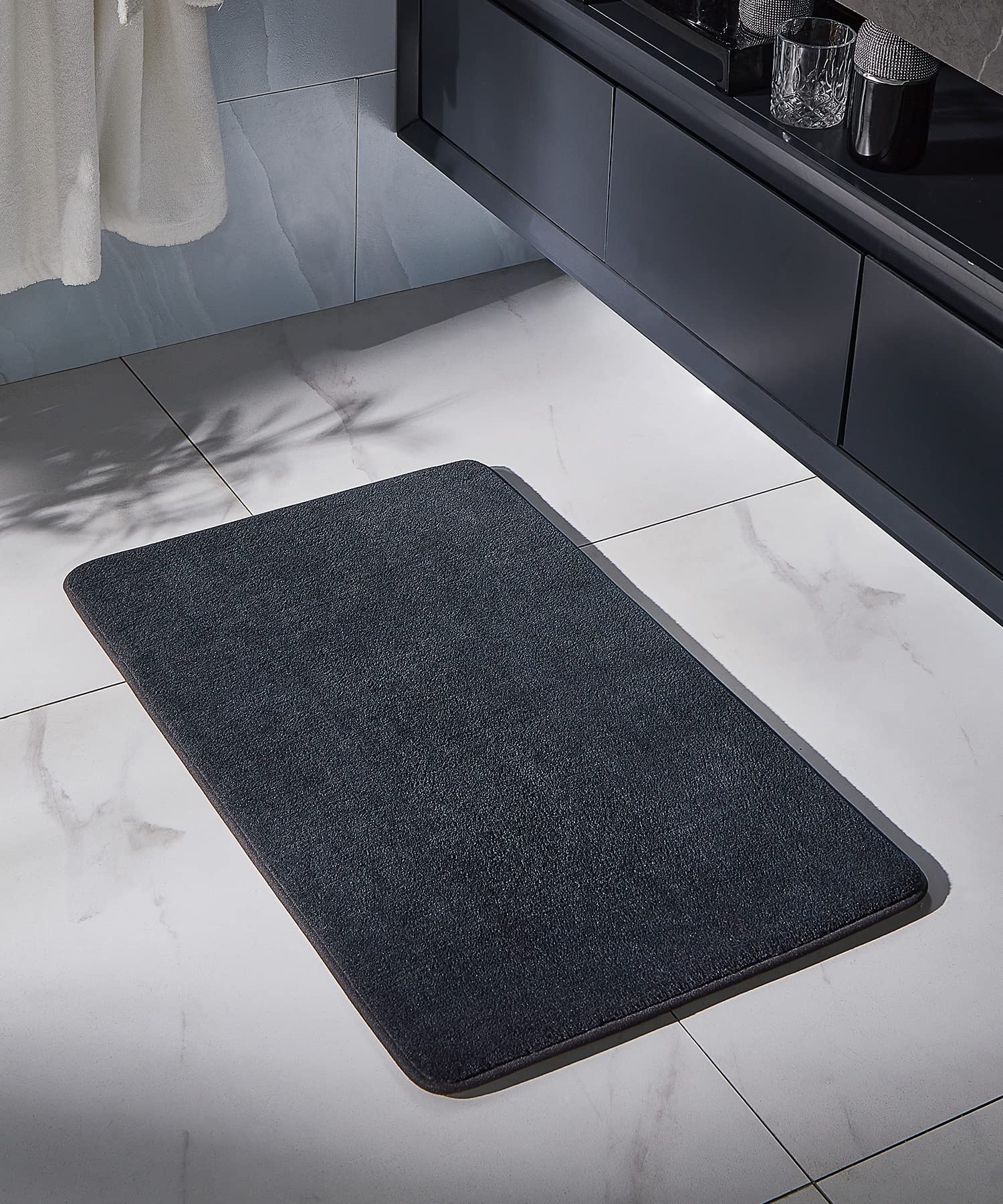 Premium Non-Slip Memory Foam Bath Mat - Super Absorbent Anti-Skid Bathroom Rug (20