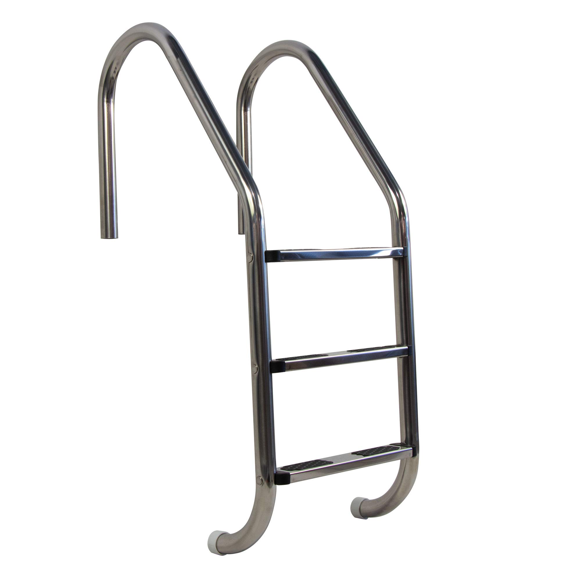 Doheny's 3-Step Stainless Steel Pool Ladder for In-Ground Pools | Heavy Duty Rust-Resistant Design | Perfect for Backyard, Residential & Commercial Swimming Pools