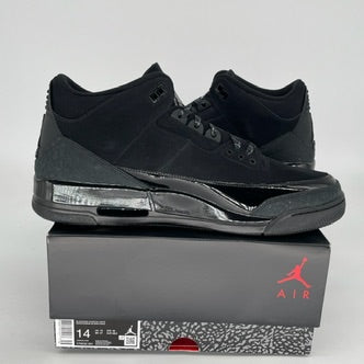 AIR JORDAN 3 Retro Black Cat Men's Basketball Shoes Size 14 (CT8532-001) - Perfect for Streetwear & Court Performance