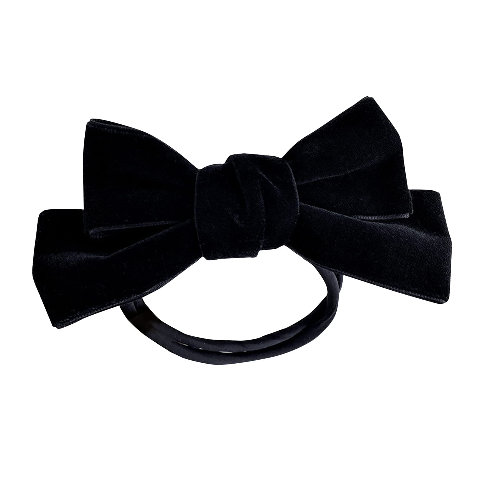 Hair Donut Bun Maker for Thin Hair - Black Rhinestone Hair Clip Accessory | DIY Styling Tool for Updos, Ponytails & Formal Events