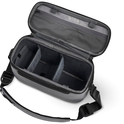 Nomatic LUMA Camera Sling Bag (12L, Stone Gray) - Waterproof & Lightweight DSLR Camera Bag for Photographers, Travel & Outdoor Adventures