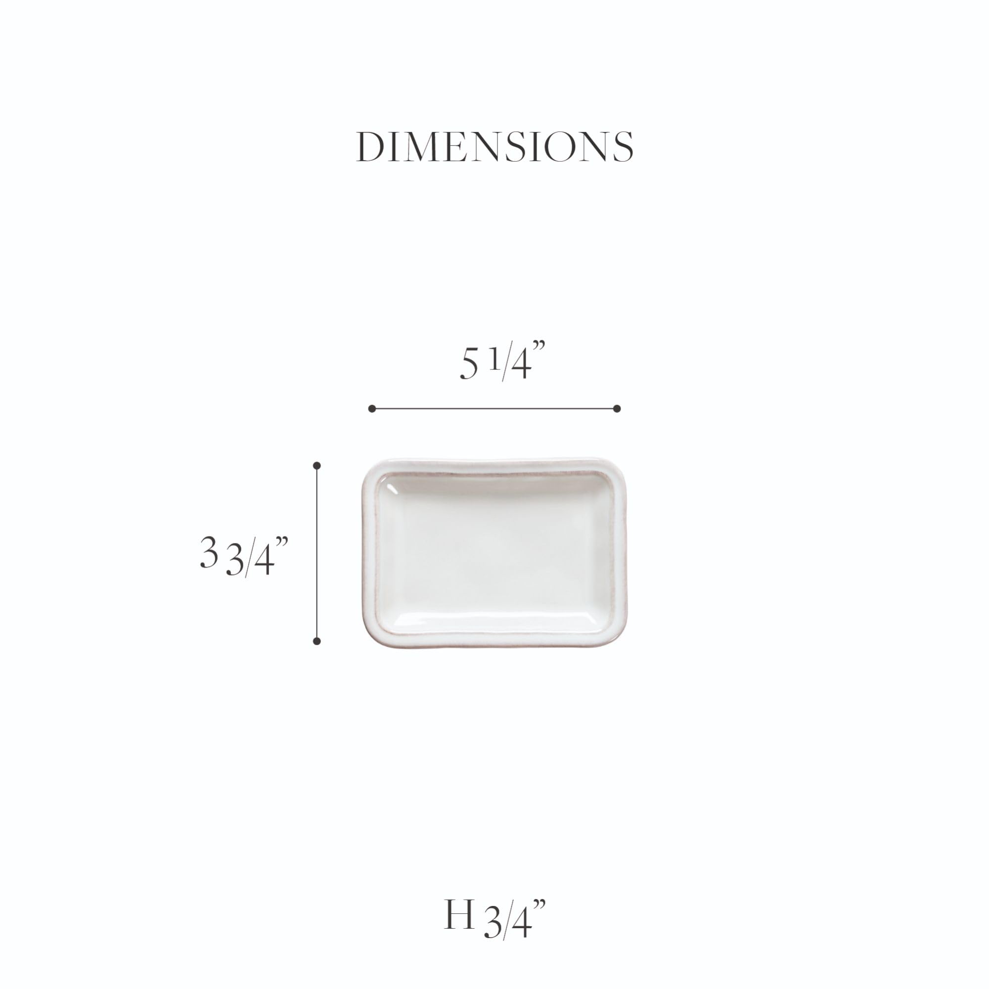 Casafina White Ceramic Soap Dish - Fontana Collection | Stoneware Bathroom Accessories Set | Premium Bathroom Decor | 5.25