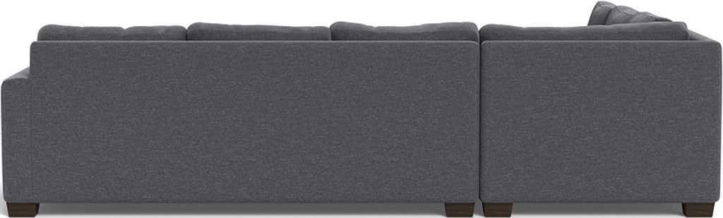 Track 121 Left Corner Sectional Sofa - Modern L-Shaped Couch for Living Room, Home Theater & Office - Comfortable Fabric Sectional with Chaise