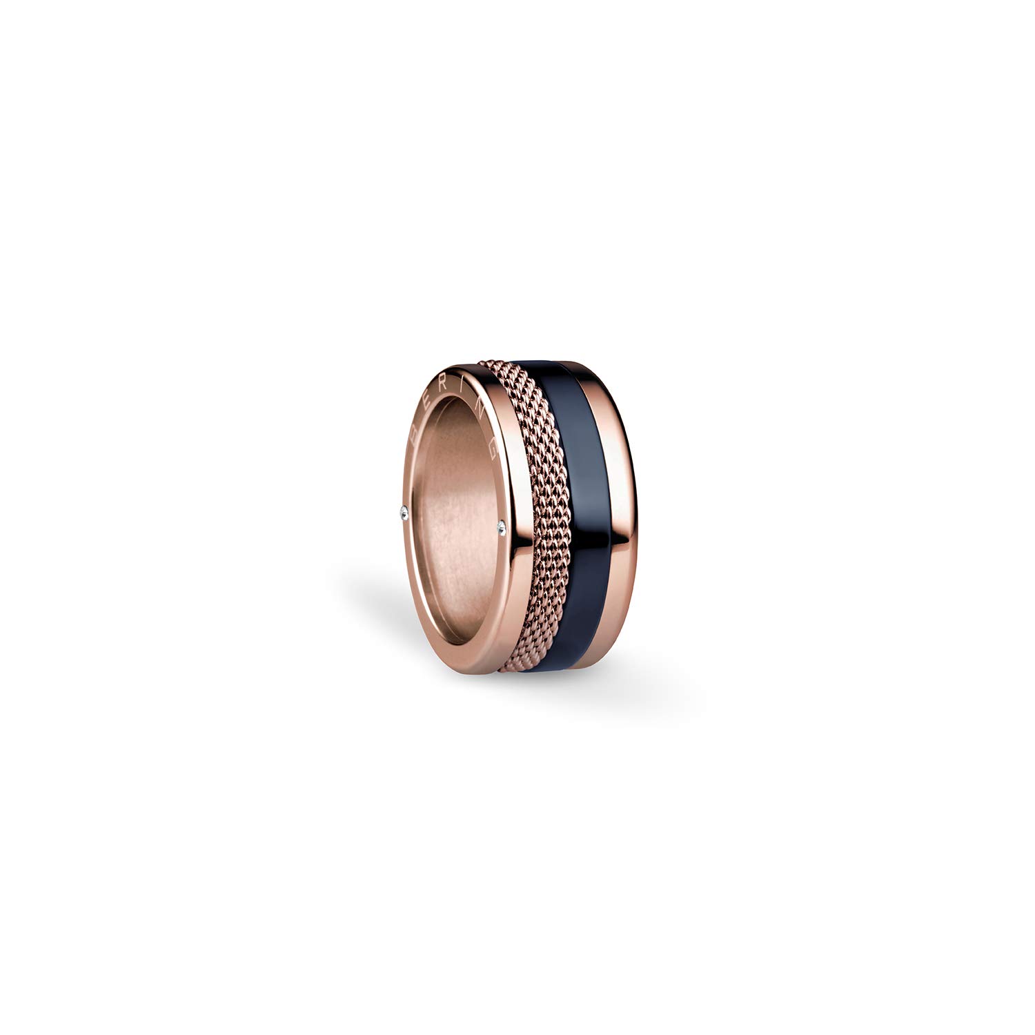 BERING Women's Rose Gold Ring Set - Elegant Symphony-Set7 Jewelry for Anniversary, Wedding & Special Occasions