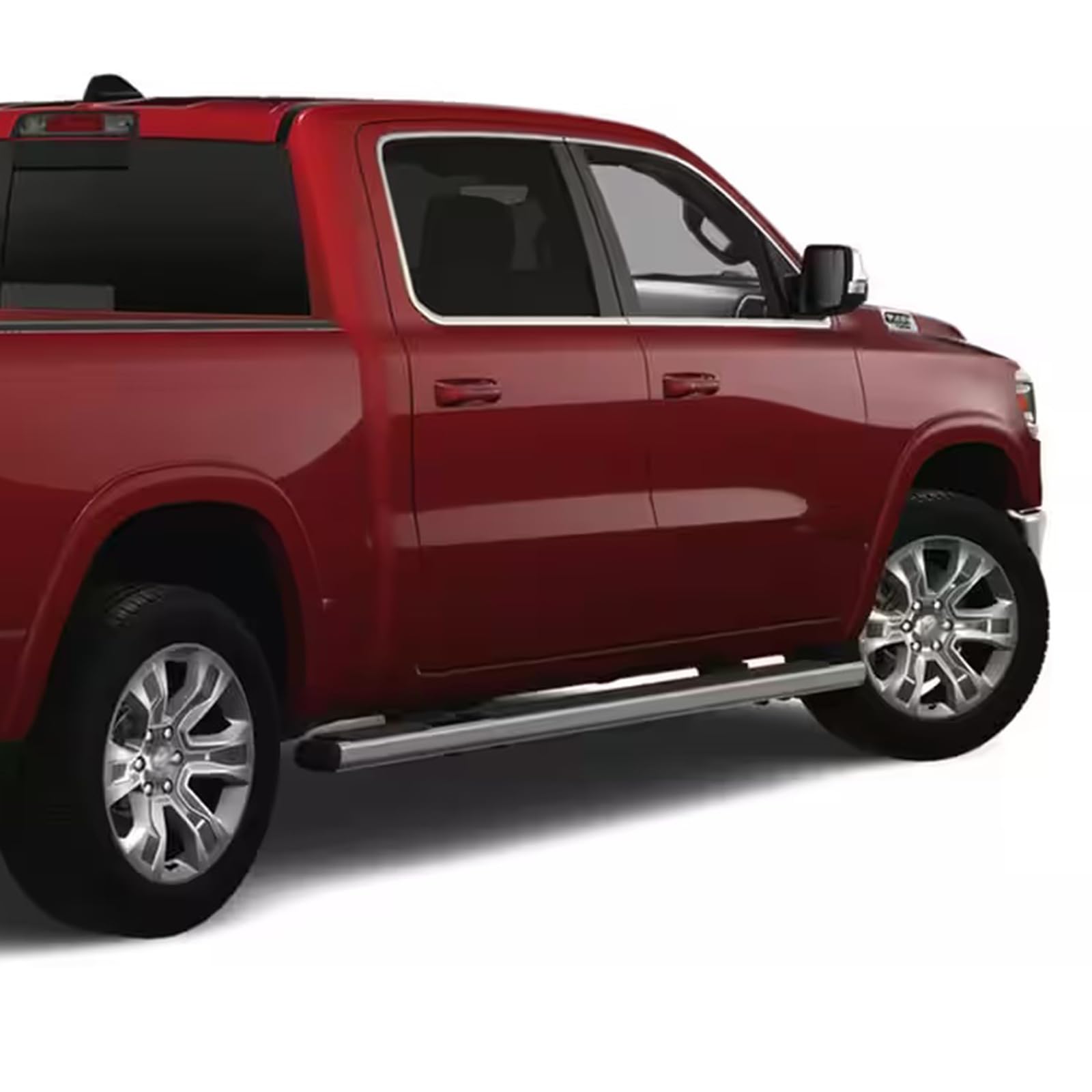 Premium Polished Stainless Steel Window Sill Trims for 2019-2025 Ram 1500 Crew Cab 4-Door Model - Durable Exterior Protection & Stylish Upgrade for Truck Windows
