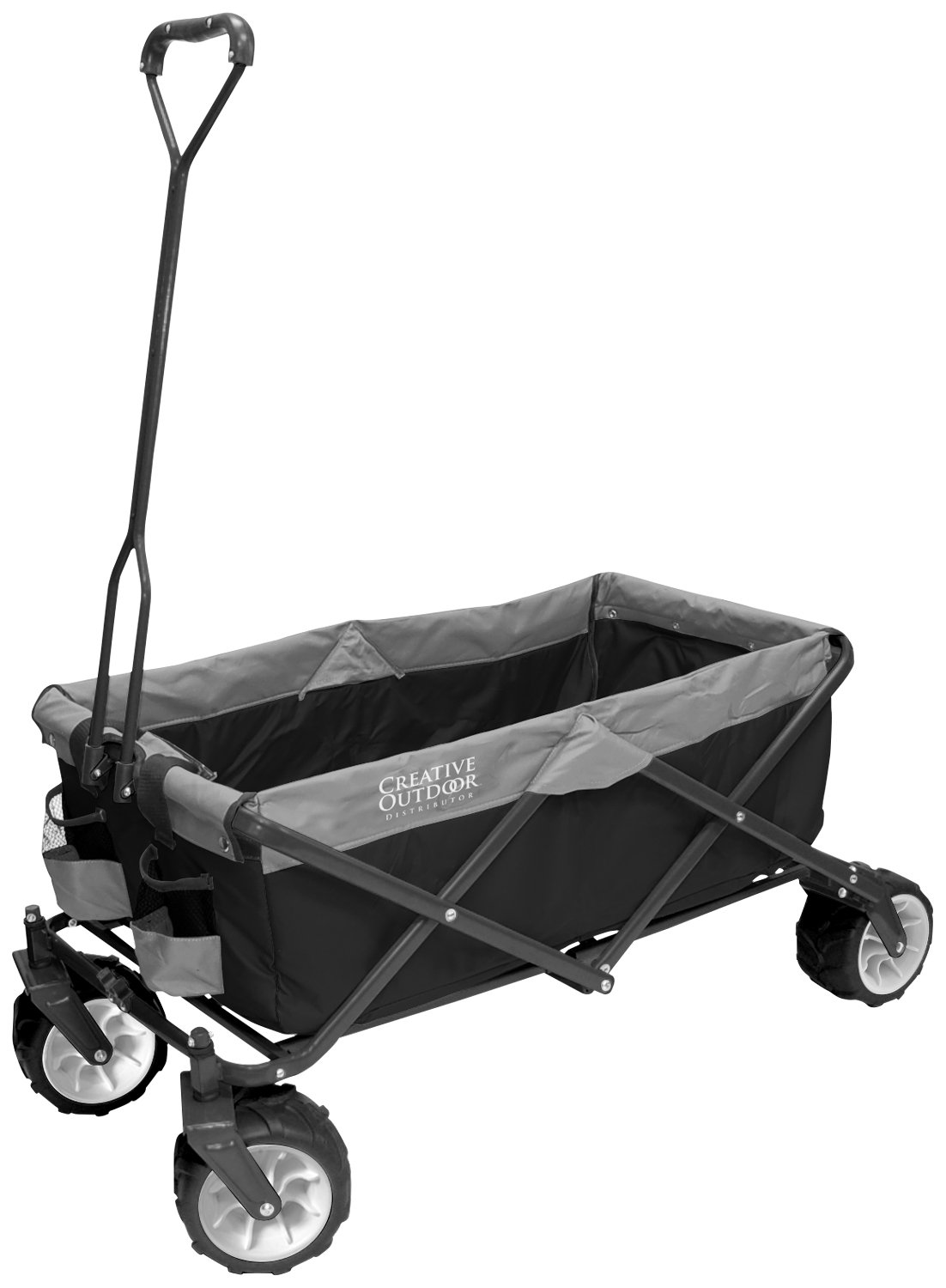Best Collapsible Outdoor Wagon for Kids - All-Terrain Push Pull Stroller & Folding Cargo Cart | Perfect for Beach, Park, Garden, Sports & Camping | Durable & Portable for Family Outings, Picnics, and Shopping