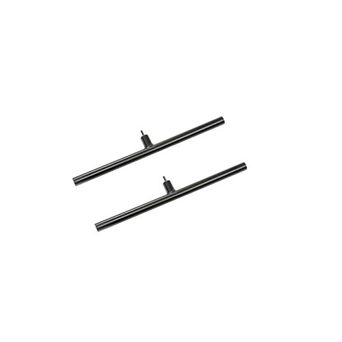 Heavy Duty Free Standing Bike Rack for 7 Bikes - Black Industrial Wave Design - Perfect for Garage, Backyard & Commercial Bike Storage