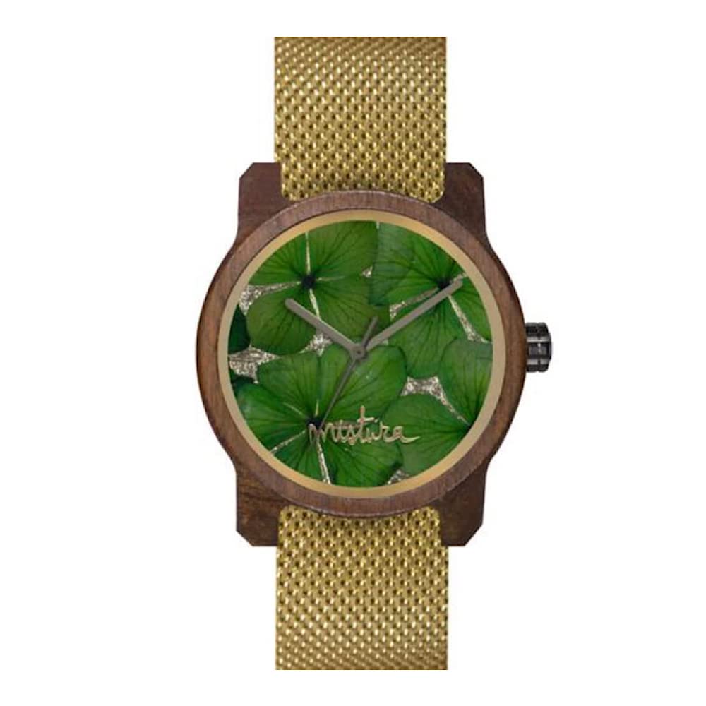 Marco Floral Wooden Watch - Handmade Timepiece from Santa Elena Collection | Stylish & Eco-Friendly Wooden Wristwatch for Men & Women | Perfect for Casual Wear, Office & Special Occasions