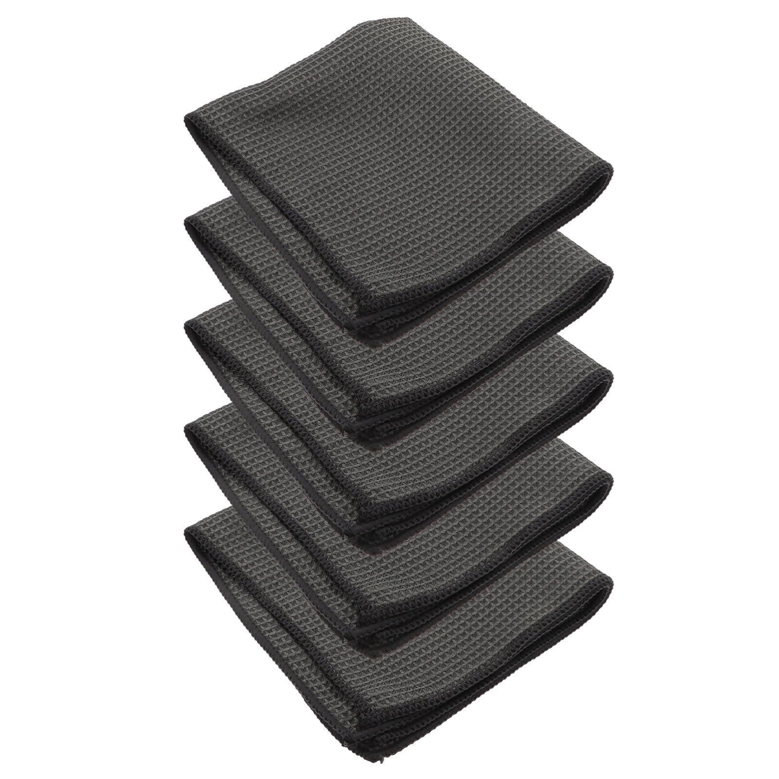 5pcs Soft Scouring Cloths for Kitchen, Car & Body Cleaning - Multipurpose Cleaning Rags for Home & Restaurant Use