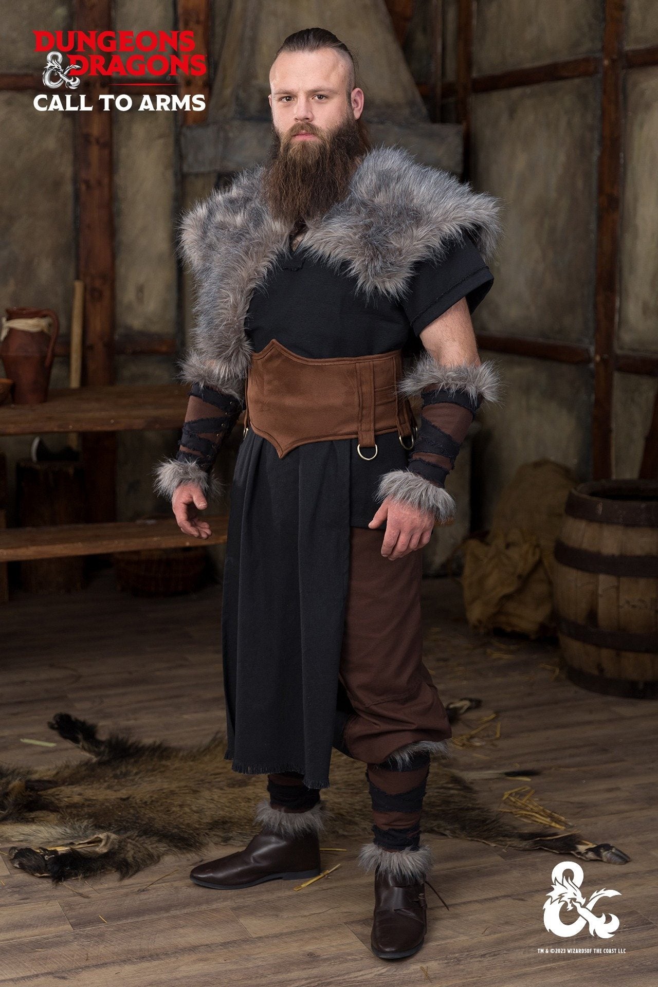 Dungeons & Dragons Barbarian T-Shirt - Black | Fantasy RPG Gaming Apparel for D&D Fans & Tabletop Roleplaying Enthusiasts