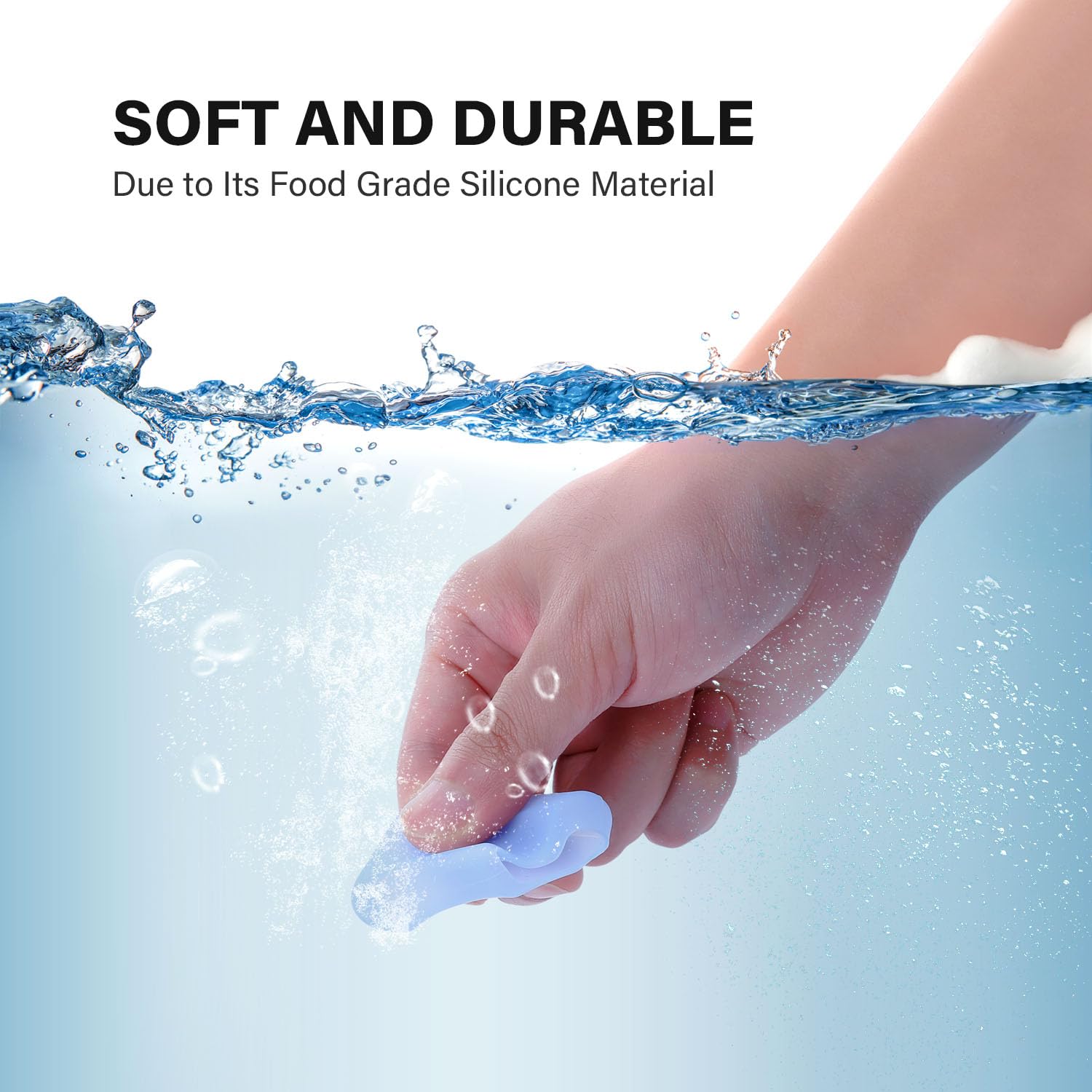 Anbbas Silicone Denture Brush Cover - Fits Most Denture Toothbrushes (2 Pack) - Hygienic Protection for Denture Cleaning & Travel Storage