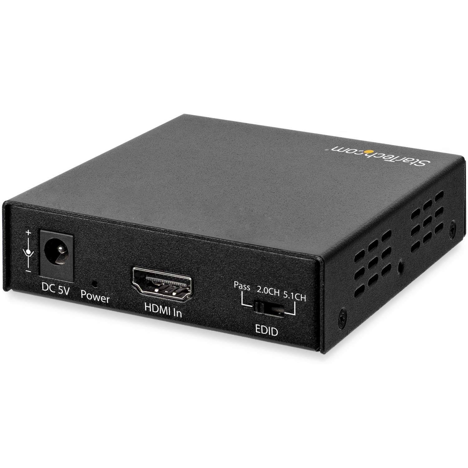 StarTech.com HDMI Audio Extractor 4K 60Hz HDR - HDMI to Optical Toslink & RCA Audio Converter - HD202A for Home Theater, Gaming & PC Audio Setup