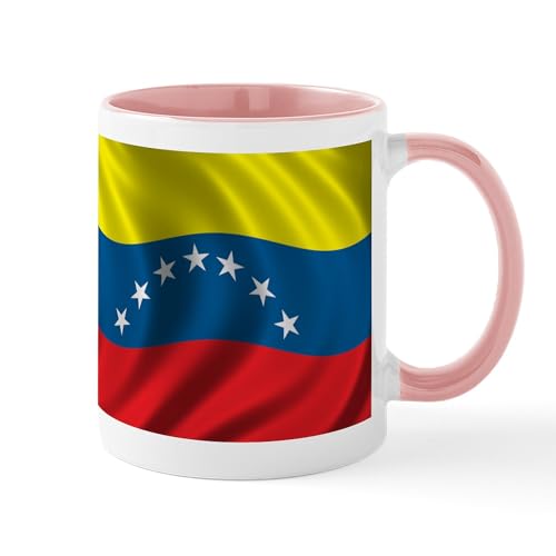 White/Pink Inside - Flag Of Venezuela Mug