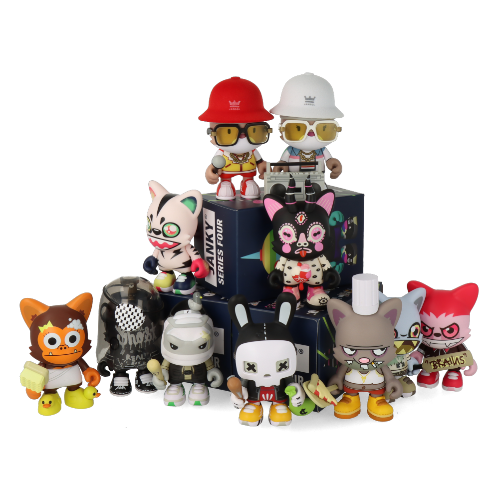 Janky Series 4 Display (12 Pack) - Perfect for Retail Stores, Trade Shows, and Product Exhibitions