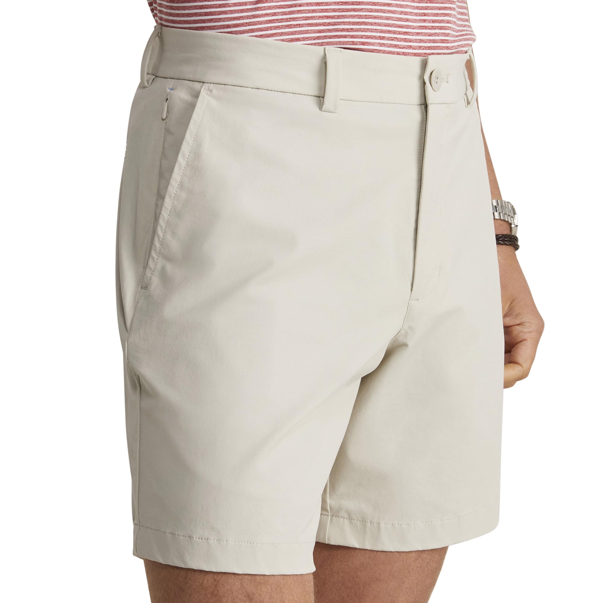 Vineyard Vines Men's 7 Inch On-the-Go Shorts - Lightweight Quick-Dry Comfort for Golf, Travel & Summer Activities