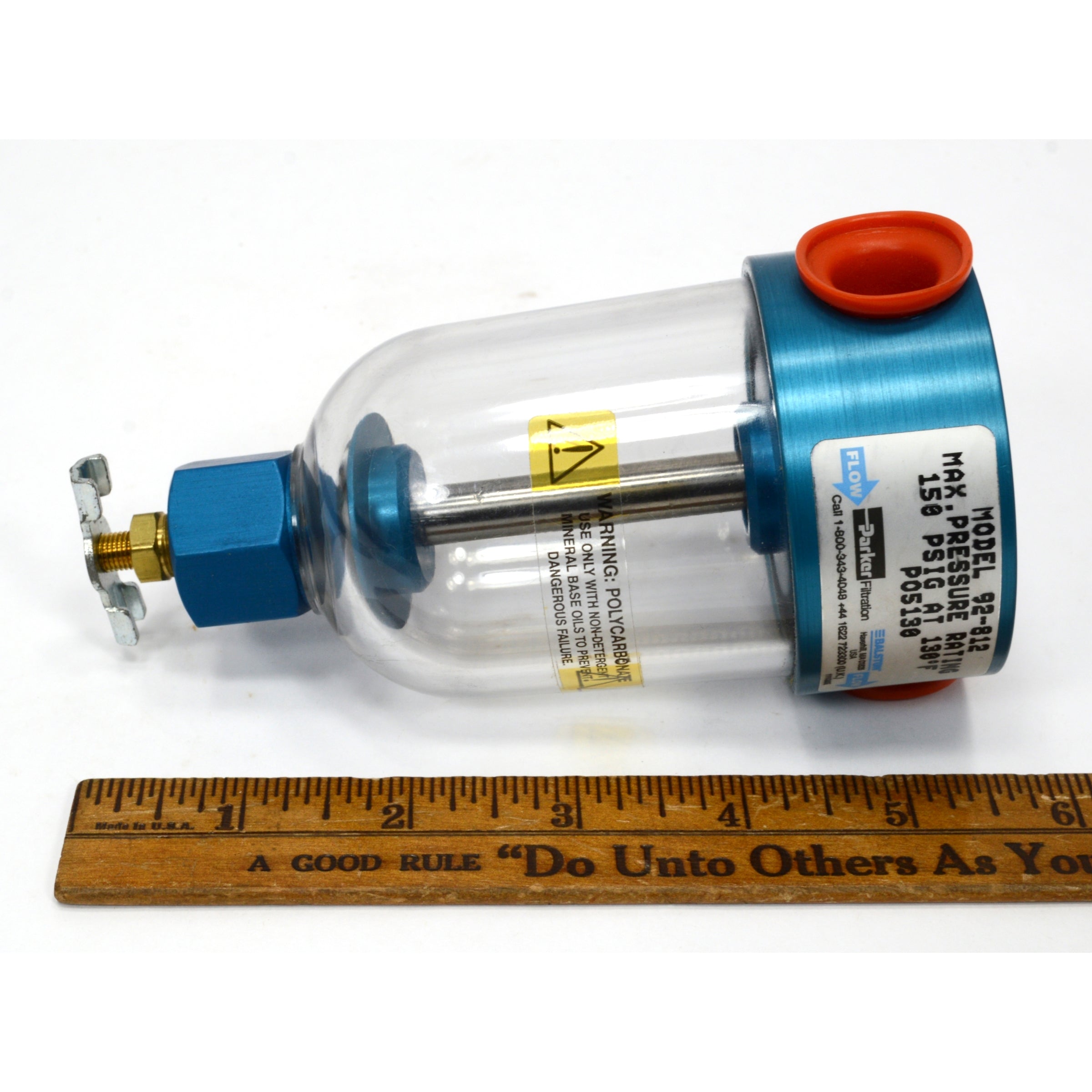 BALSTON Compressed Air & Gas In-Line Filters Model 92 812 with 1/2 NPT Ports - High Efficiency Filtration for Industrial Pneumatic Systems & Air Tools
