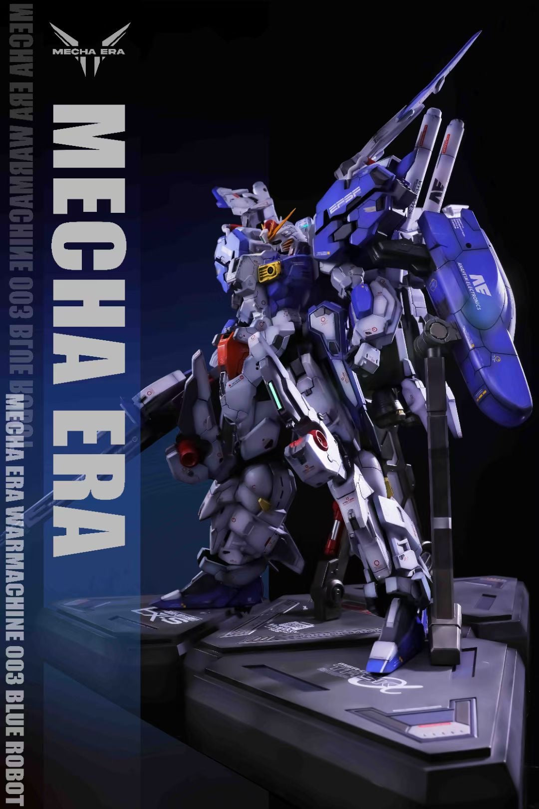 Mecha Era Studio Blue Gundam Model Kit - High-Quality Collectible Action Figure for Anime Fans & Gundam Enthusiasts | Perfect for Display, Cosplay, and Gift Giving