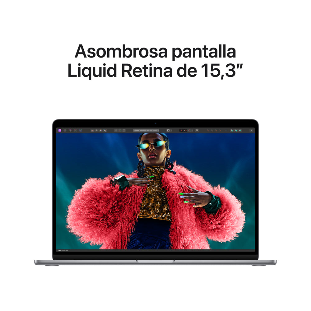 Apple MacBook Air 15-inch Laptop with M3 Chip - 8-Core CPU, 10-Core GPU, 512GB SSD in Space Gray - Perfect for Work, Study & Creative Projects