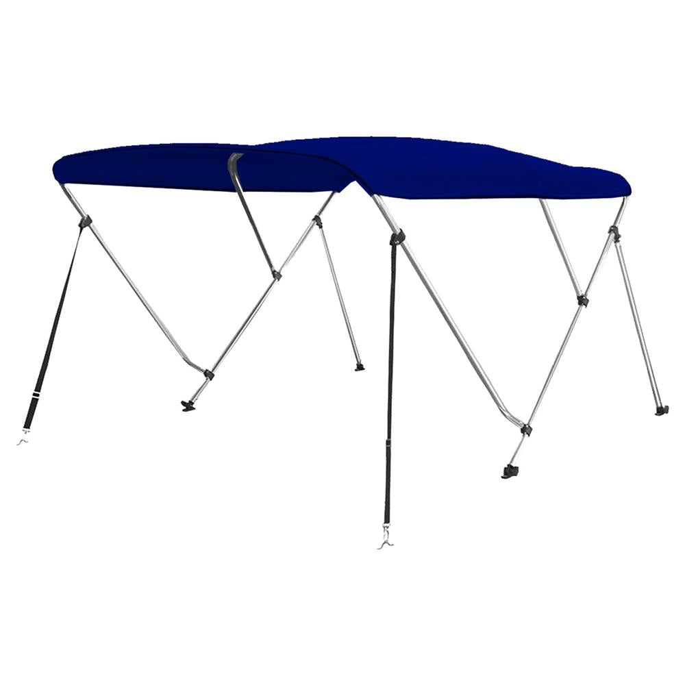 3 Bow Bimini Top - Universal Boat Canopy Shade for Pontoon, Fishing & Deck Boats - UV-Resistant & Waterproof Sun Shelter for Outdoor Marine Use