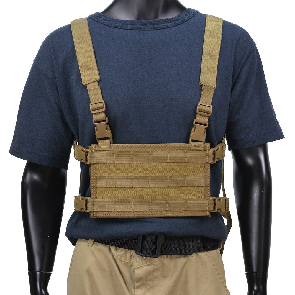 HSGI High-Speed Tactical Chest Rig - Durable Molle Platform for Military & Airsoft Gear - Perfect for Outdoor Training, Hunting & Range Shooting