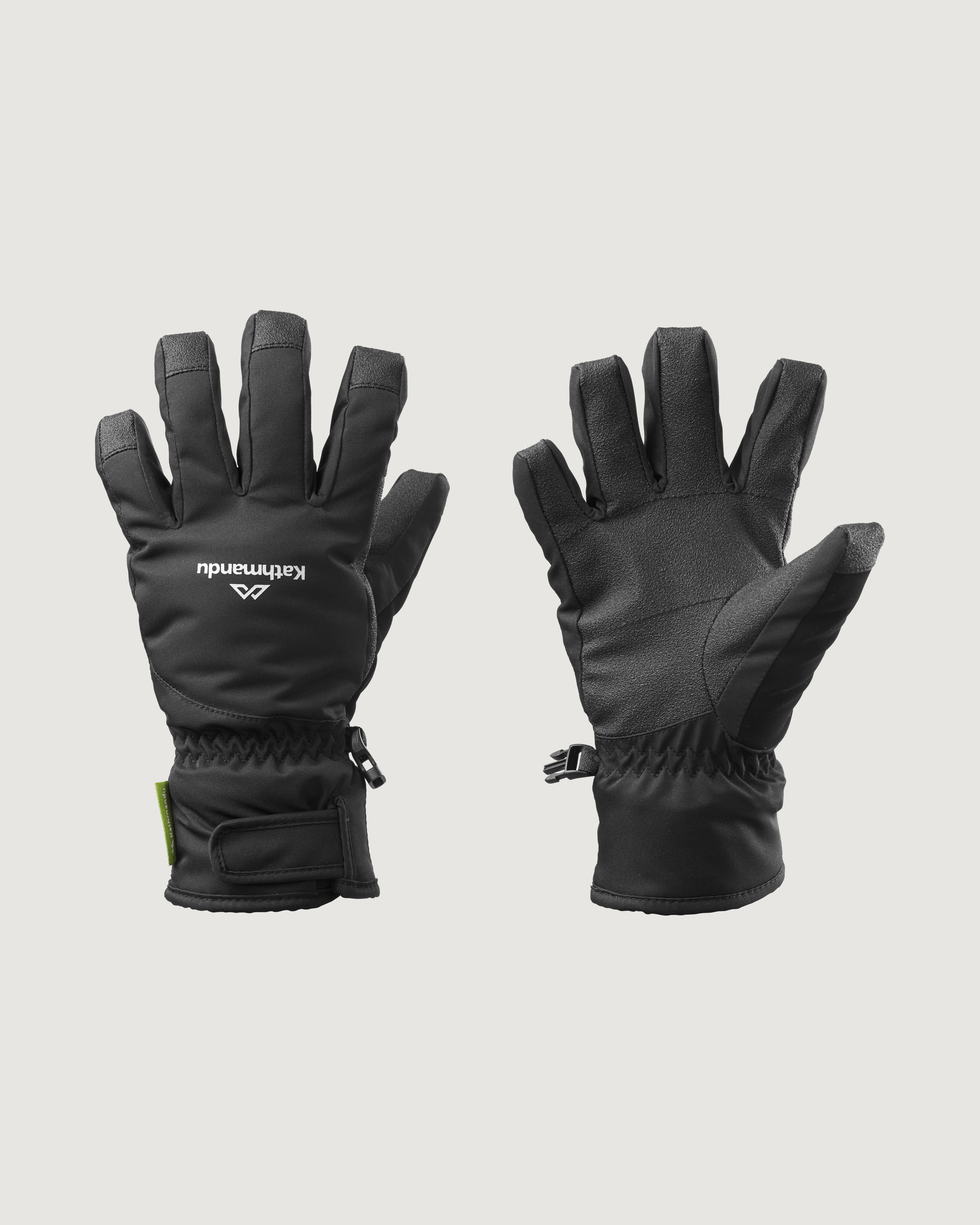 Kids' Snow Gloves - Waterproof Winter Gloves for Boys & Girls - Warm Thermal Insulated Black Snowboarding Gloves - Perfect for Skiing, Sledding & Outdoor Winter Activities