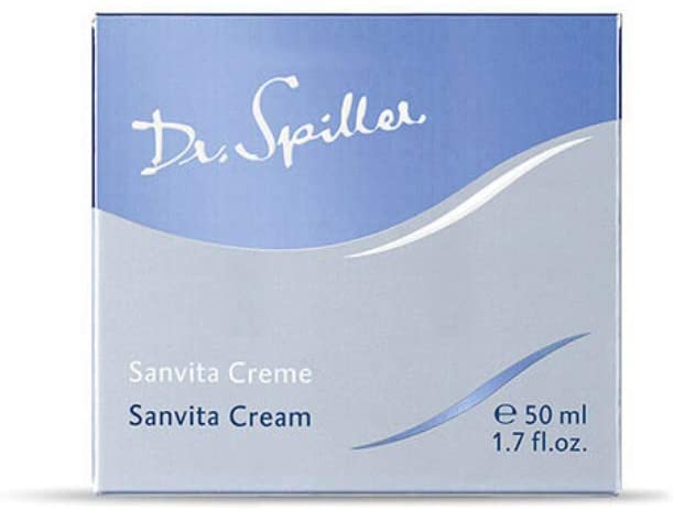 Dr. Spiller Sanvita Anti-Aging Cream 50ml - Hydrating Moisturizer for Face & Neck, Wrinkle Reduction & Skin Rejuvenation - Perfect for Daily Skincare Routine & Salon Treatments
