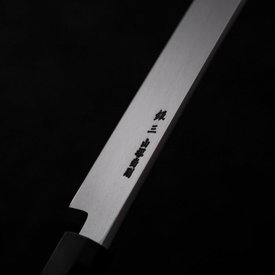 Premium Sakimaru Takohiki Japanese Chef Knife - 270mm Silver Steel #3 Damascus Blade with Buffalo Wenge Handle - Perfect for Sushi, Sashimi & Precision Fish Filleting