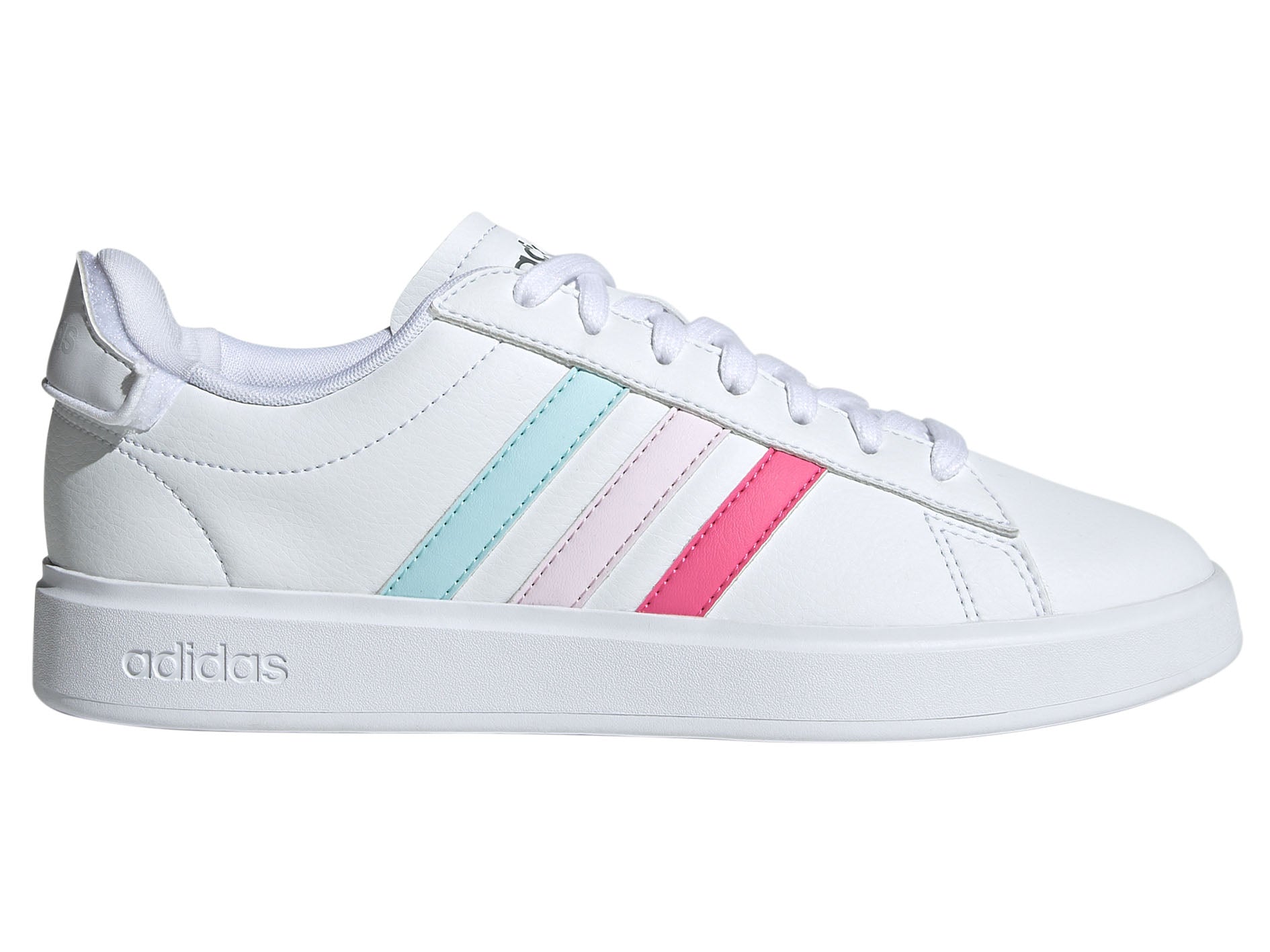 Adidas Women's Grand Court 2.0 Sneakers - GW7163 White Tennis Shoes for Women | Comfortable Casual Walking & Gym Workout Shoes
