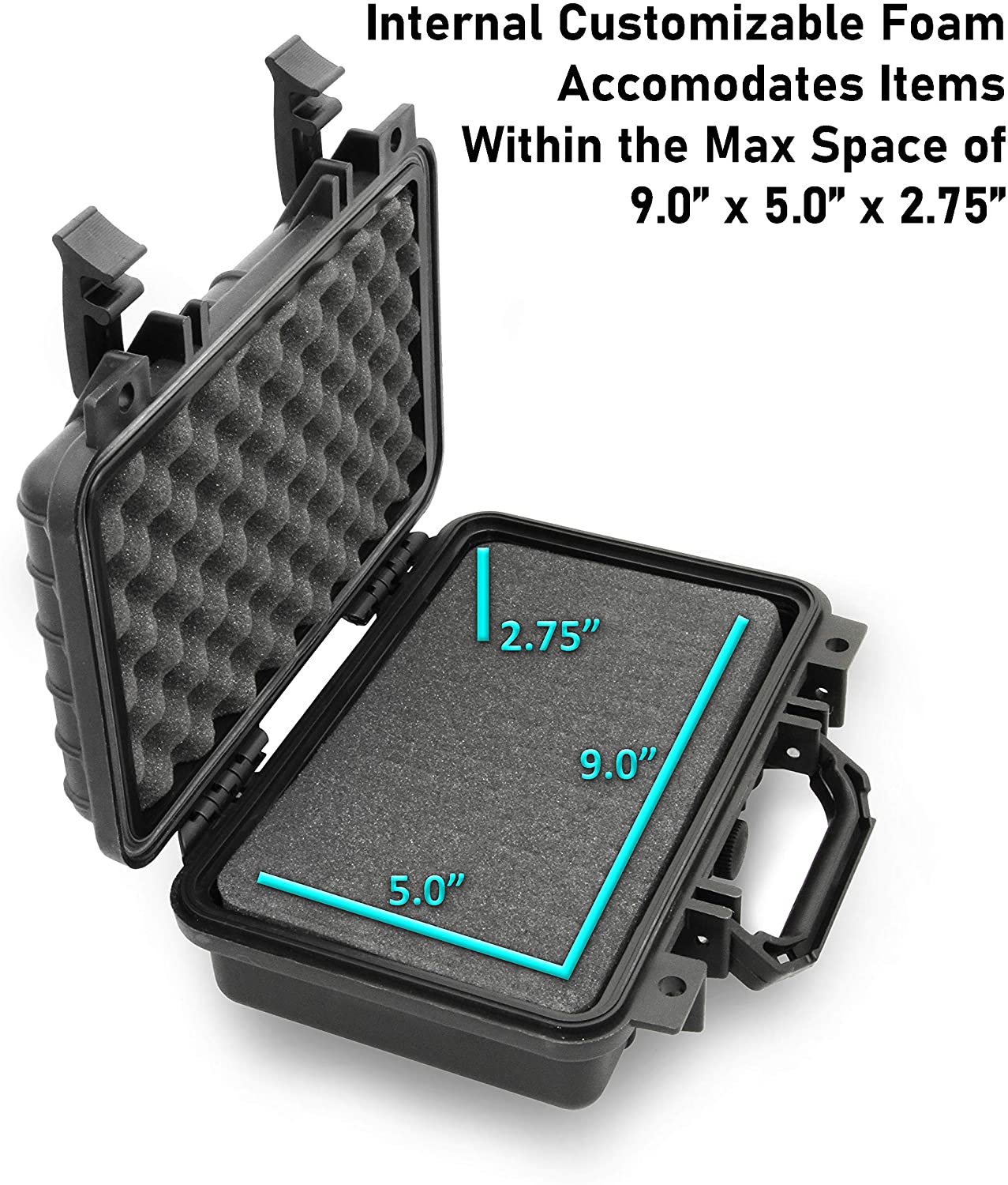 CASEMATIX Waterproof Travel Case for Netgear Nighthawk 5G Mobile Hotspot MR5200/M5/MR5100 - Crushproof Customizable Router Accessories | Perfect for Outdoor Adventures, Business Travel & Daily Commuting
