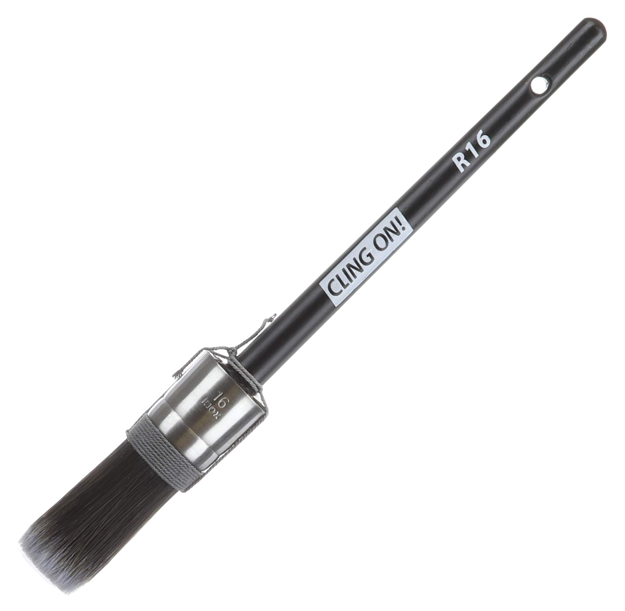 R16 Round Paint Brush for Chalk & Water-Based Paints - Perfect for Furniture Makeovers, DIY Crafts & Home Decor Projects