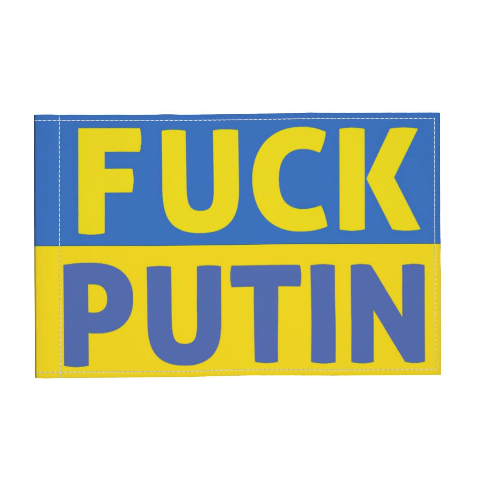 12x18 Inch Ukraine Support Car Flag - Double Sided I Stand With Ukraine & American Flag - No Window Clip Needed - Show Solidarity for Ukraine Russia Conflict - Perfect for Cars, Trucks & Rallies